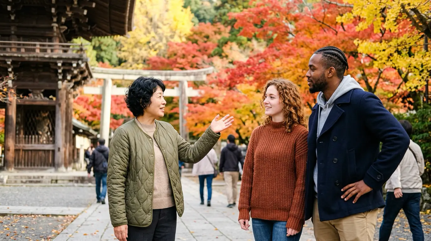紅葉について英語で会話するフレーズ go see the fall colors autumn leaves ネイティブ発音