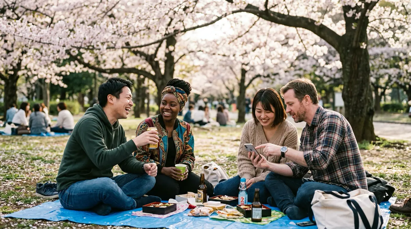お花見文化の英語説明とネイティブ発音のコツ | ネイティブ英語特化型リスニング教材リアルガチリスニング