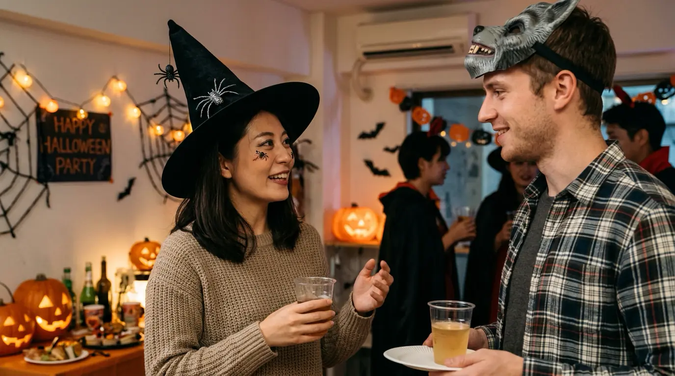 ハロウィンの仮装英語 costume dress up as What are you dressing up as の発音