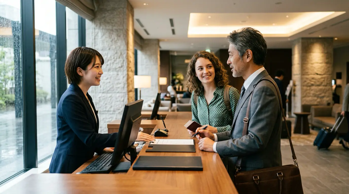 受付英語対応の実践的な練習方法とコツ | ネイティブ英語特化型リスニング教材リアルガチリスニング