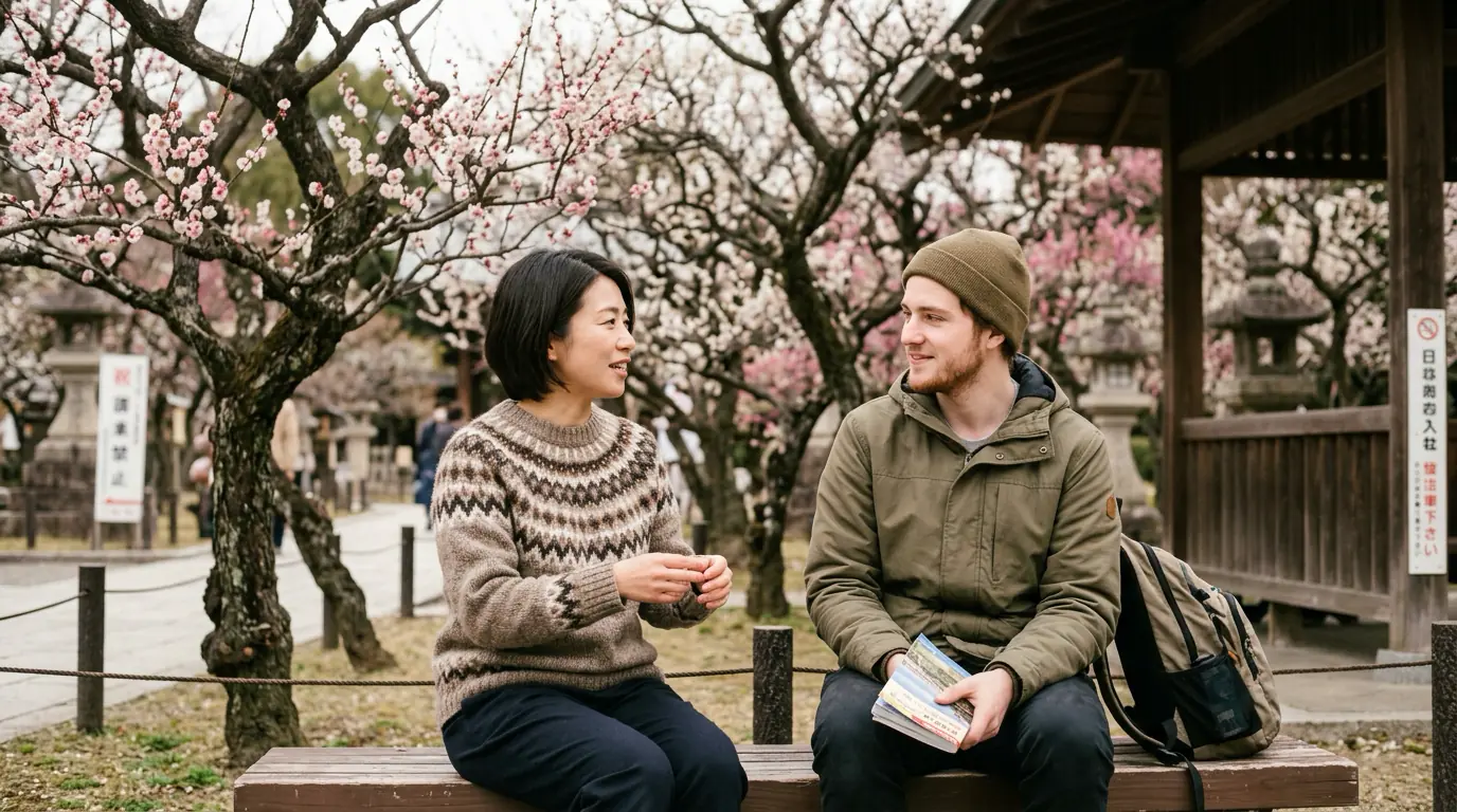 日本の梅と西洋のプラムの違いを示す比較画像 | ネイティブ英語特化型リスニング教材リアルガチリスニング